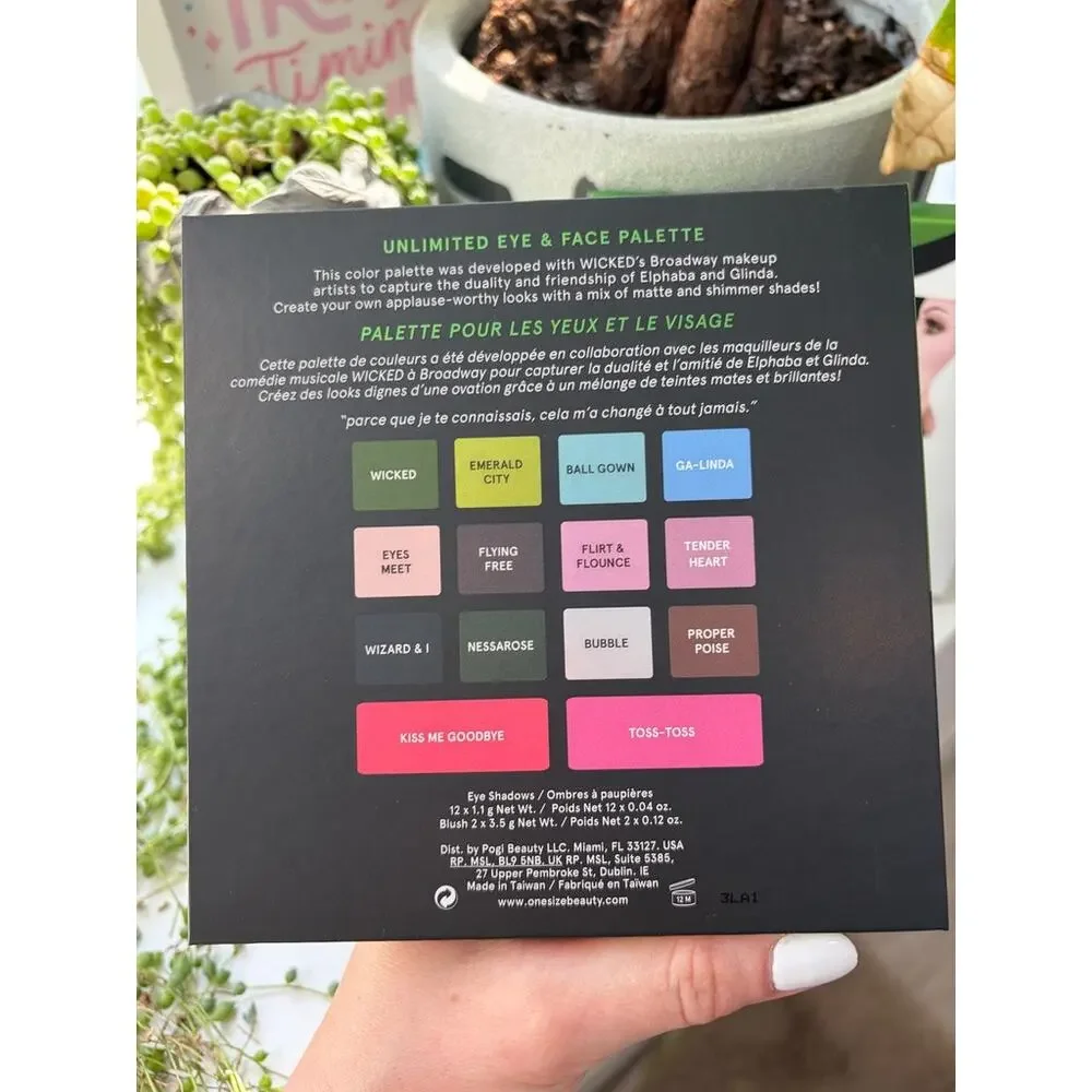NEW One/Size Wicked Limited Edition Eye & Face Palette
